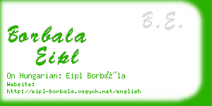 borbala eipl business card